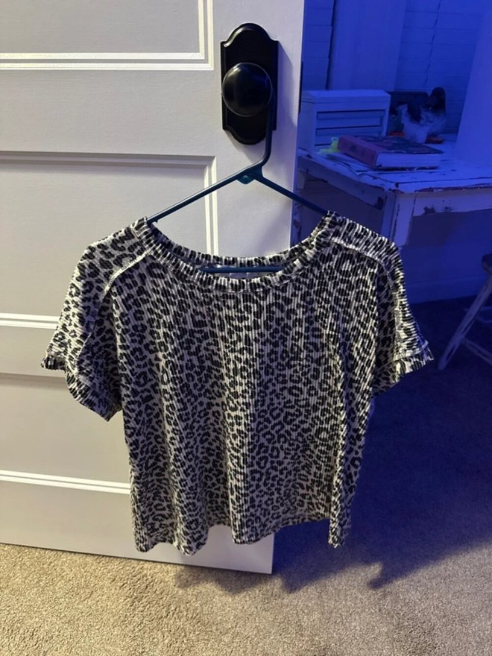 Cheetah print shirt